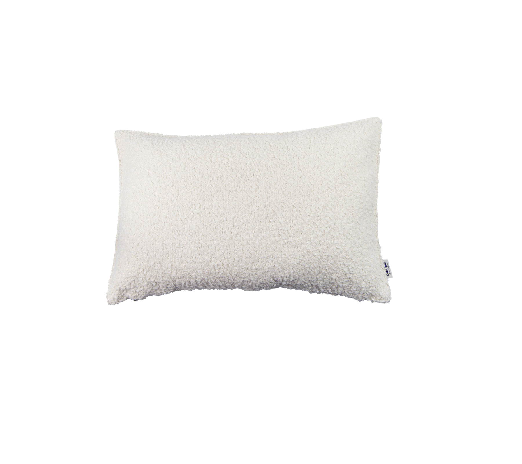 Weiches, flauschiges weißes Kissen mit strukturierter Oberfläche, ideal für zusätzlichen Komfort und Dekoration. Perfekt zur Entspannung oder zur Steigerung des Stils.