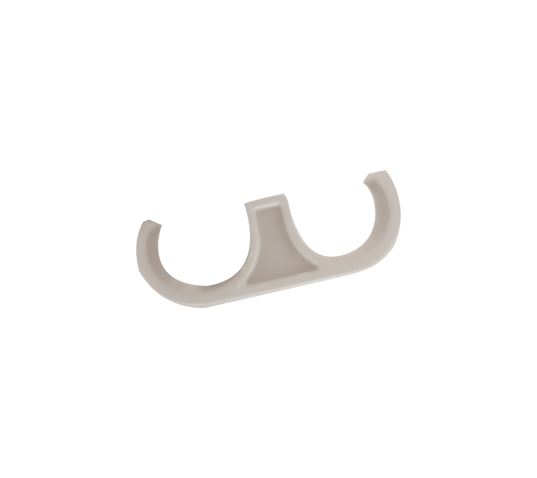 Sandclip, gestaltet mit zwei gebogenen Enden.