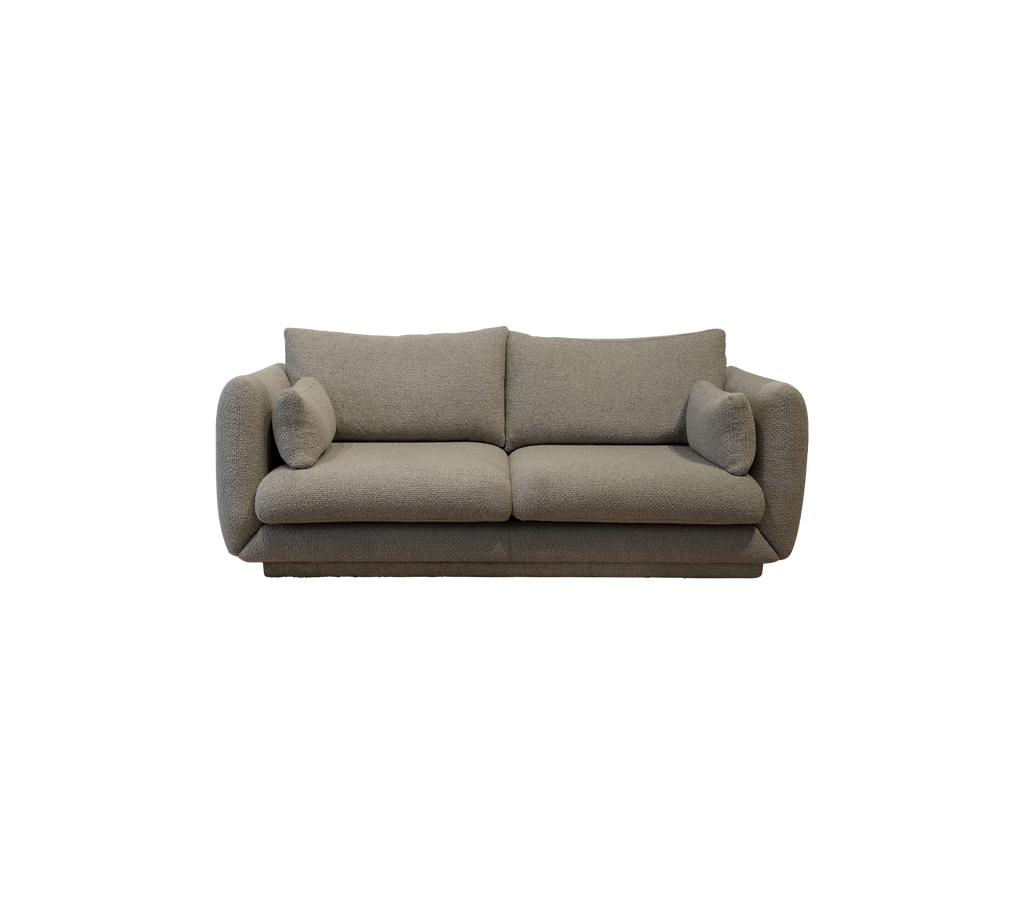 Bloom 2-seater sofa w/plinth