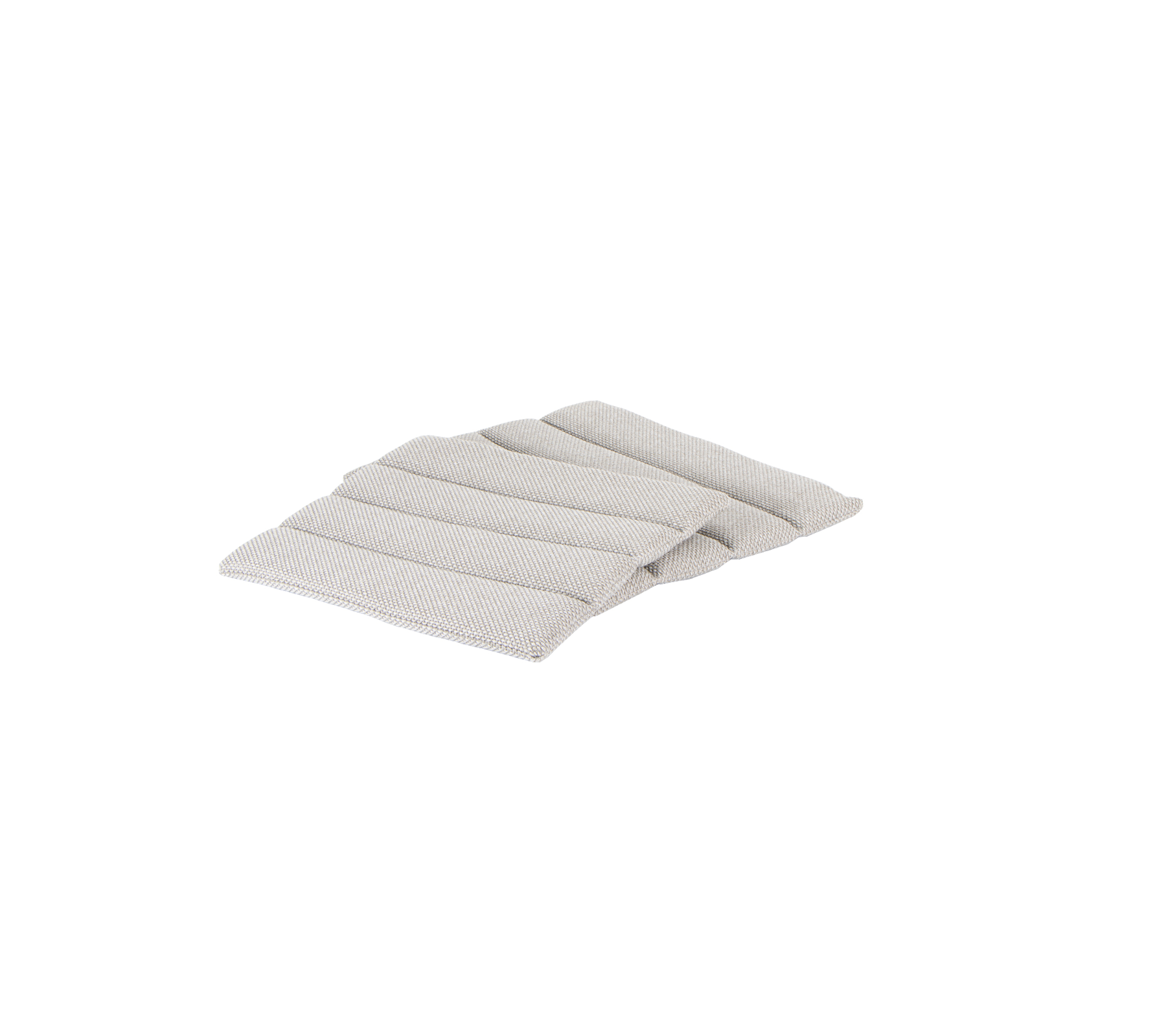 Weicher, gefaltener Stoff in neutraler Farbe mit mehreren parallelen Rillen für Textur und Komfort. Ideal für verschiedene Anwendungen.