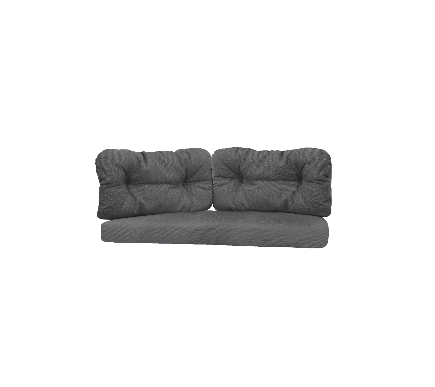 Stylische graue Sofa mit weichen Kissen und modernem Design, perfekt, um den Komfort in jedem Wohnraum zu erhöhen.