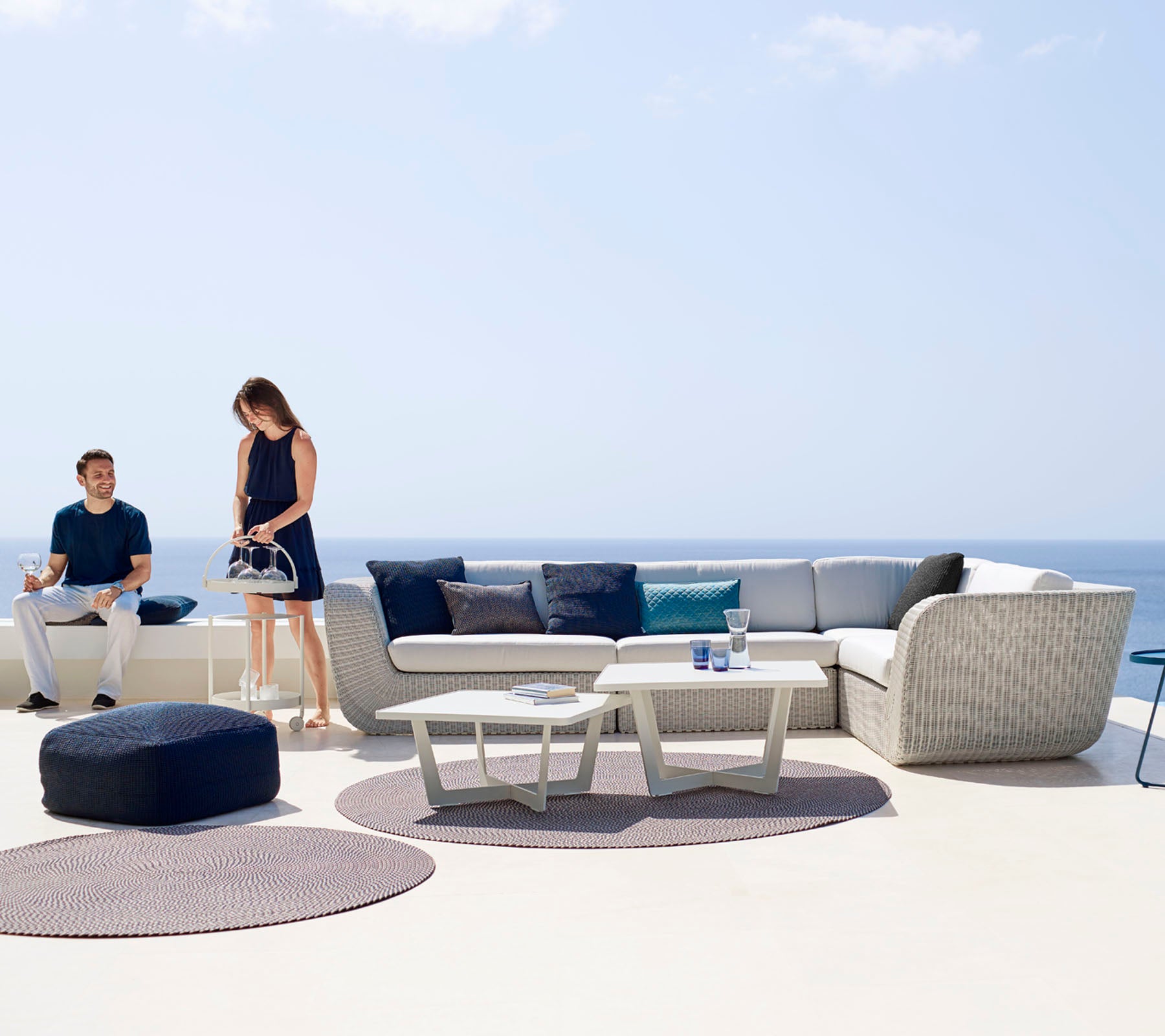 Savannah 2-Sitzer modulsofa, links