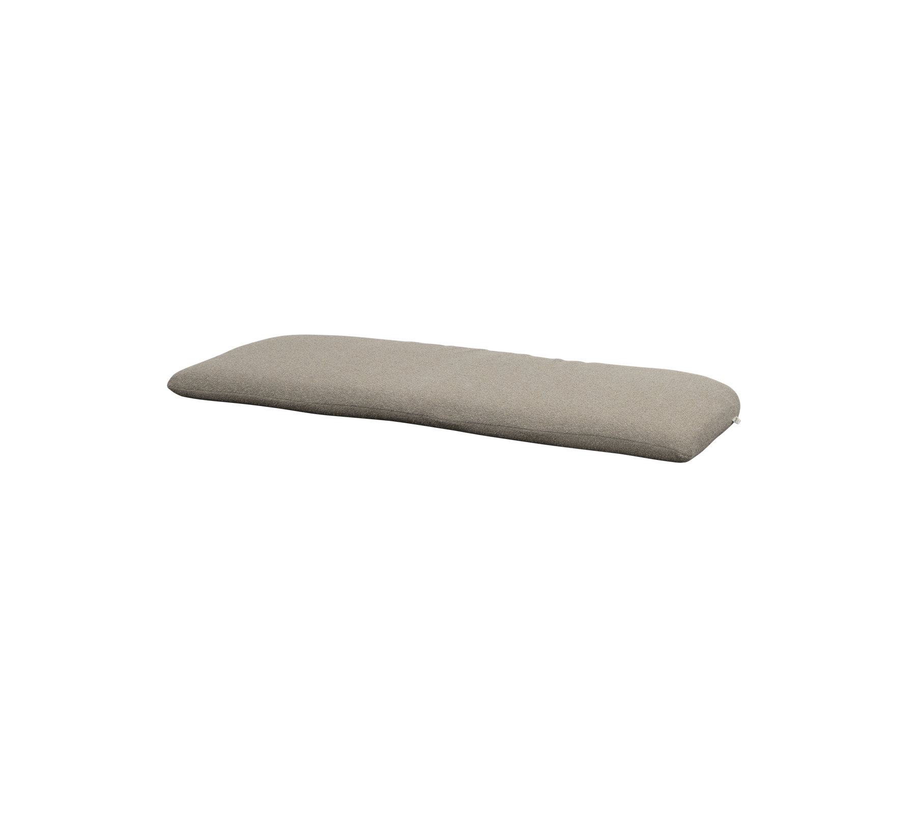Rechteckiges Kissen in neutraler beige Farbe, gestaltet für zusätzlichen Komfort und Unterstützung.