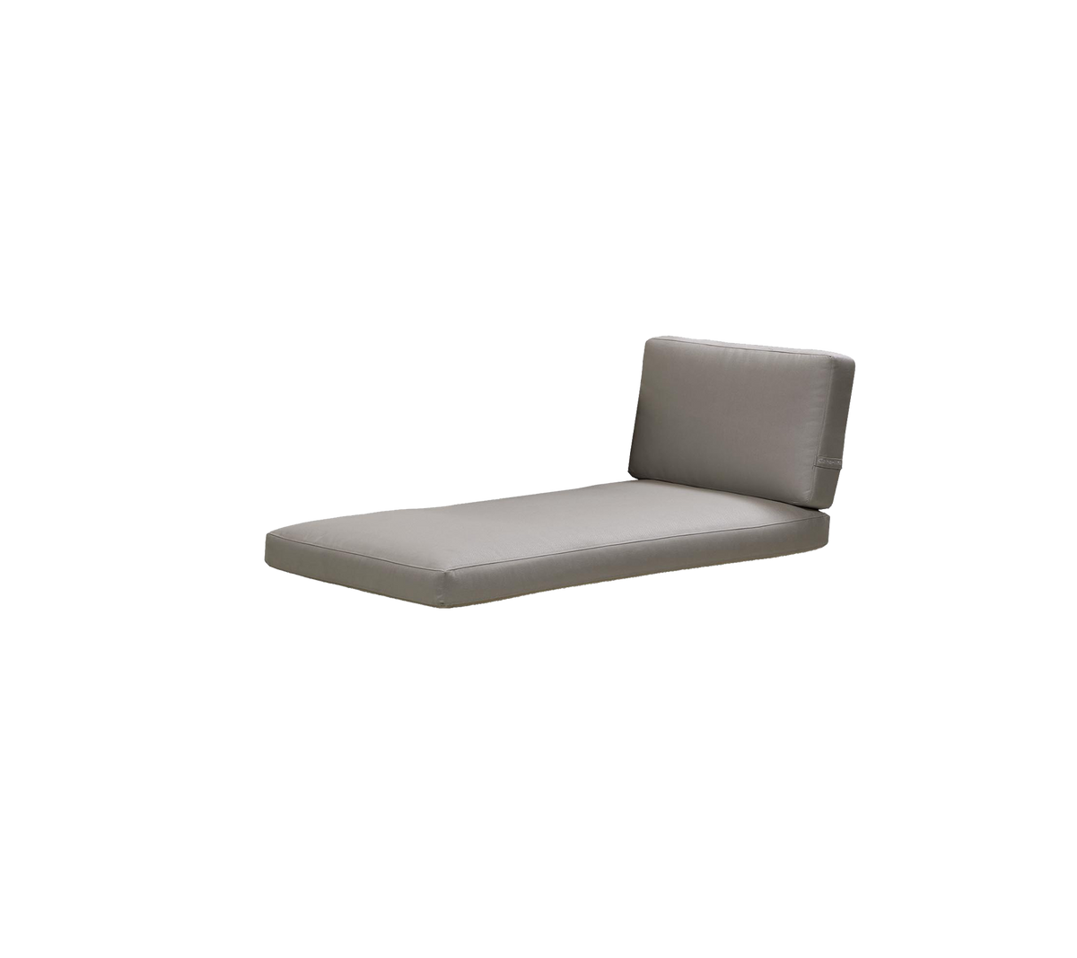 Zeitgenössischer grauer Lounge-Stuhl mit schlichtem Design und einer unterstützenden Rückenlehne, perfekt zur Entspannung.