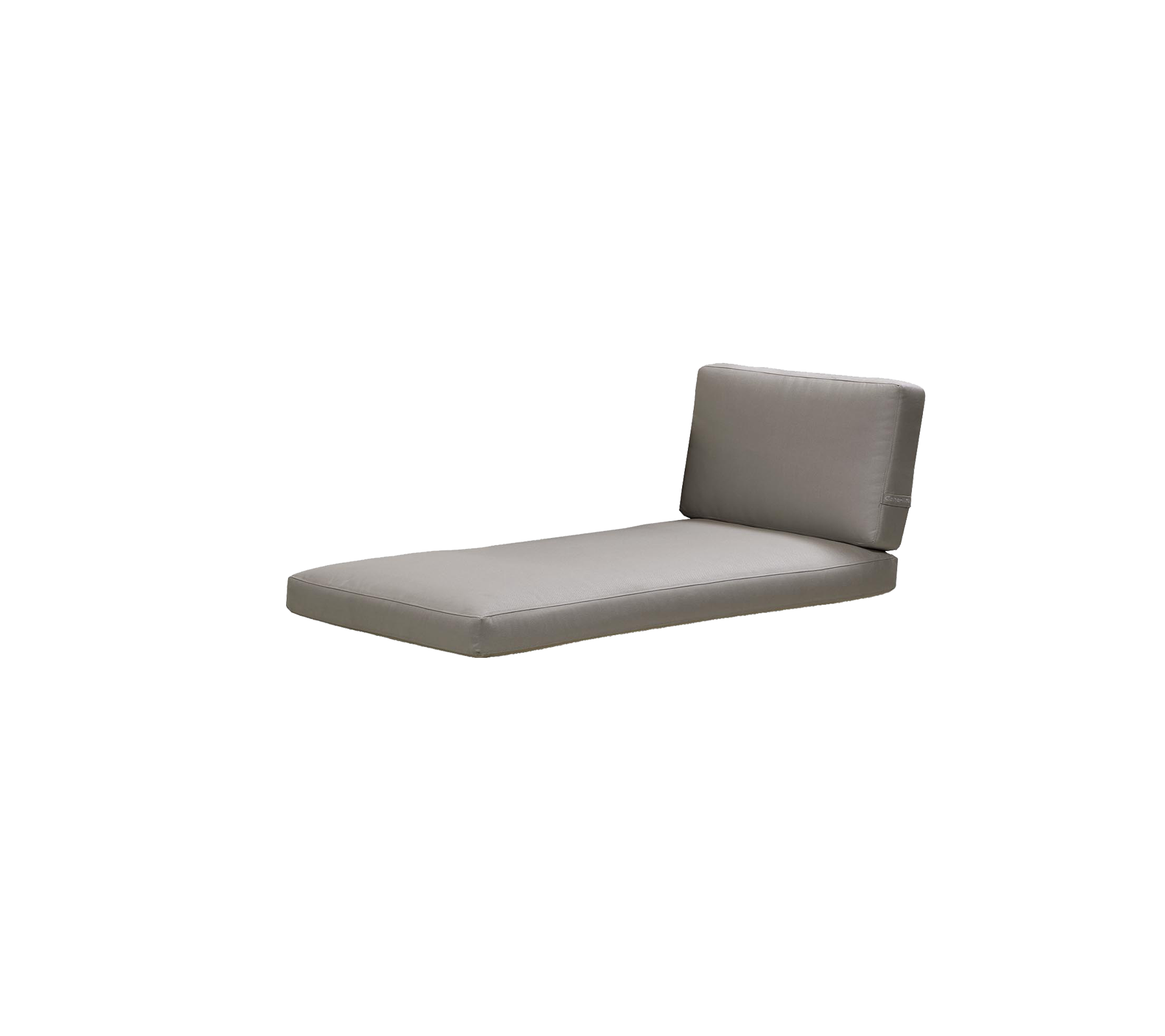 Zeitgenössischer grauer Lounge-Stuhl mit schlichtem Design und einer unterstützenden Rückenlehne, perfekt zur Entspannung.