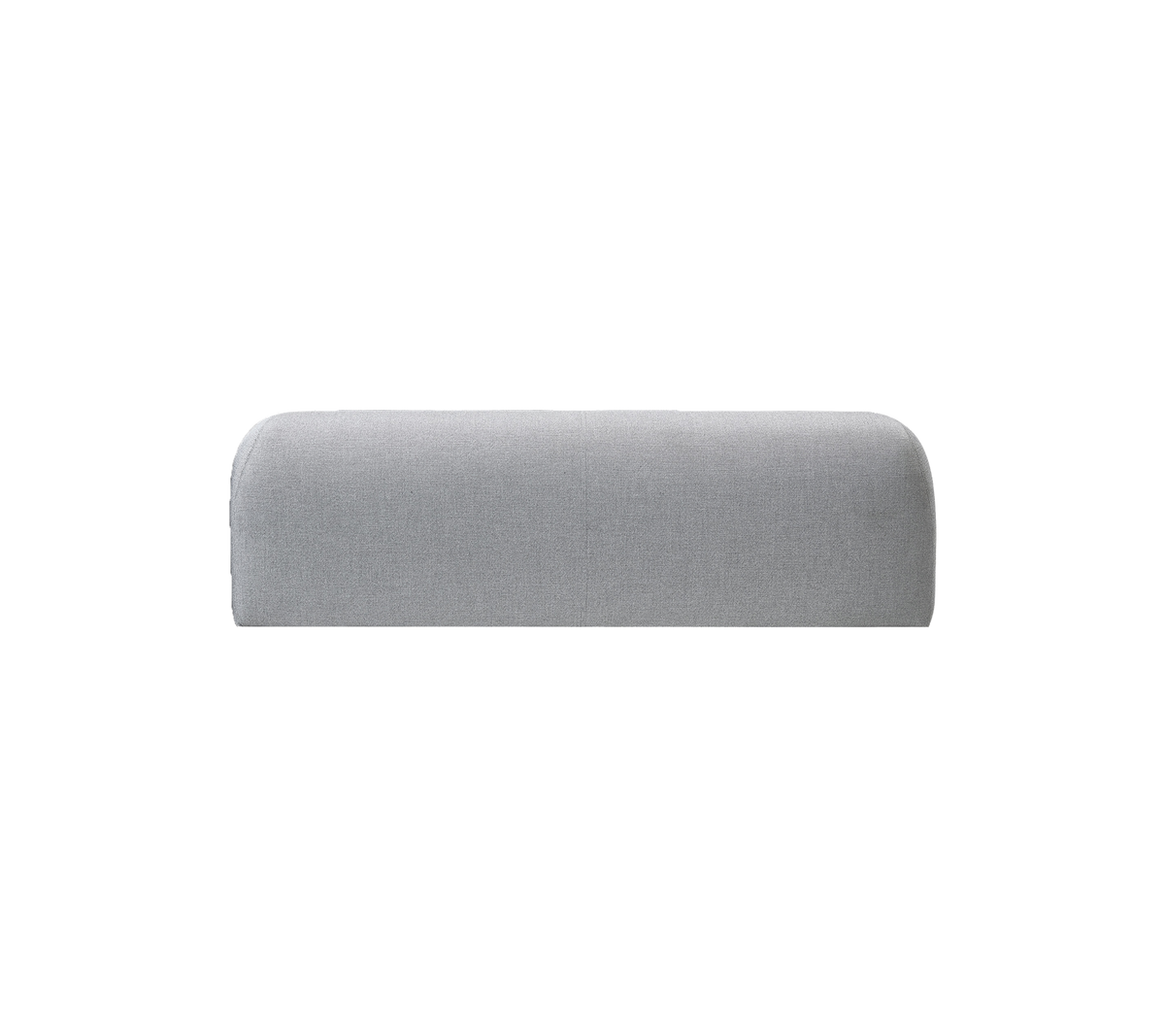 Rückmodul für die Space 2-Sitzer-Sofa mit abgerundetem oberen Ende, entworfen für stilvolles Sitzen in einem modernen Umfeld.