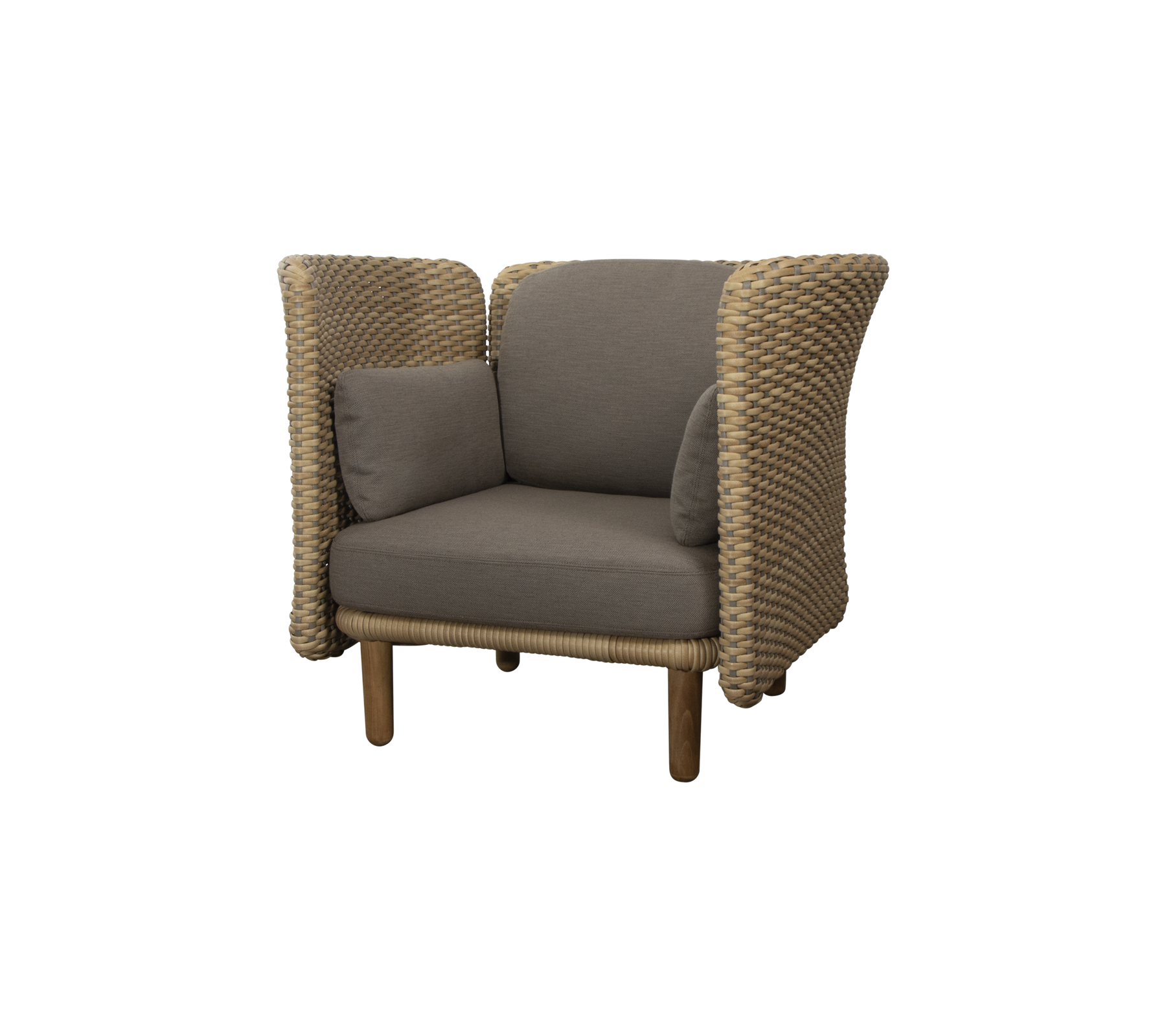 Arch Lounge Chair m/ niedriger Armlehne/Rückenlehne