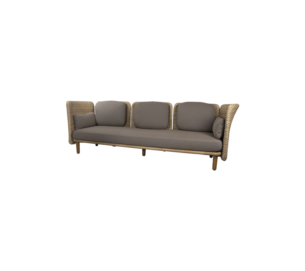 Arch 3-Sitzer Sofa m/ niedrige Armlehne/Rückenlehne (8)