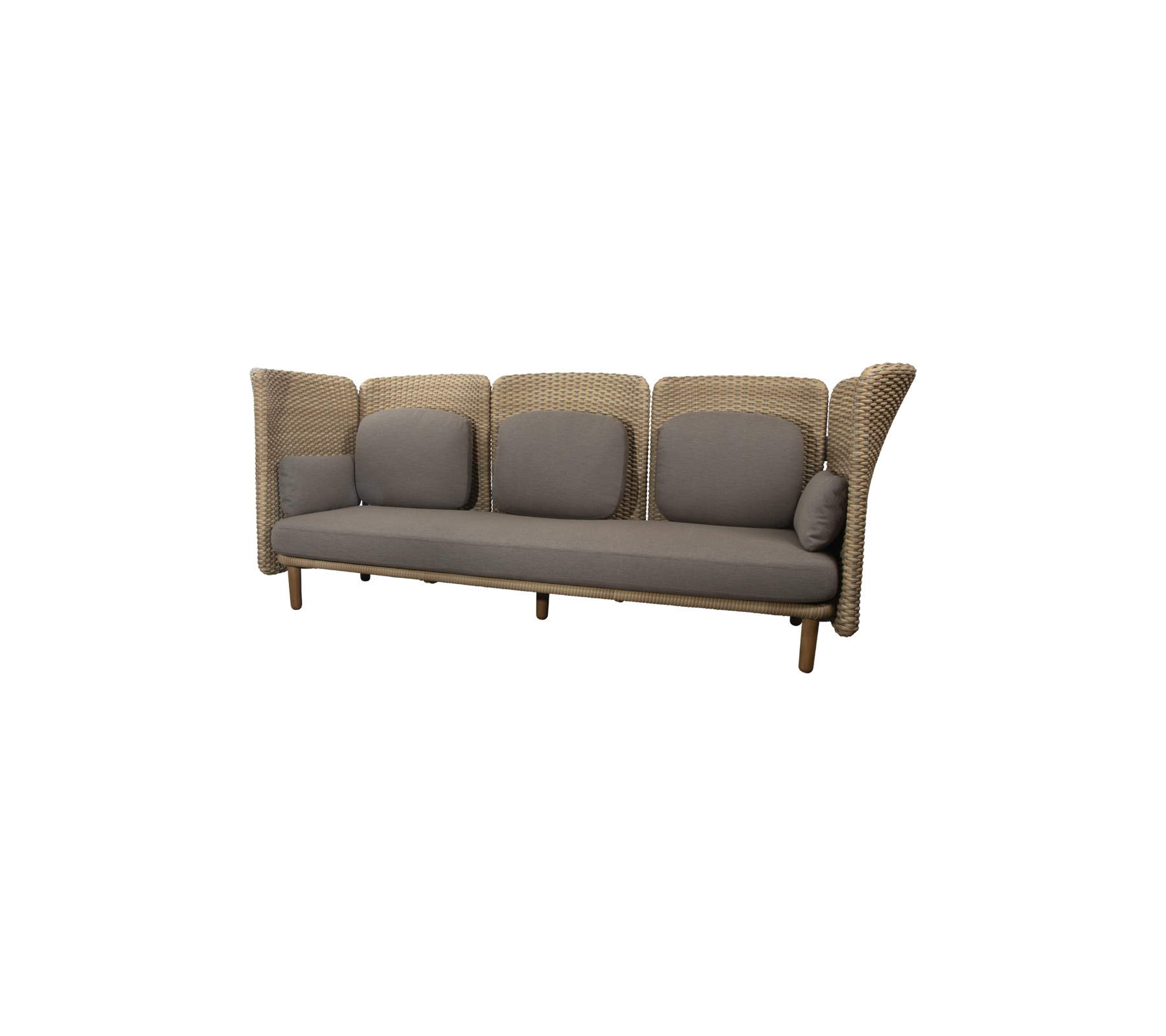 Arch 3-Sitzer Sofa m/ hohe Armlehne/Rückenlehne (9)