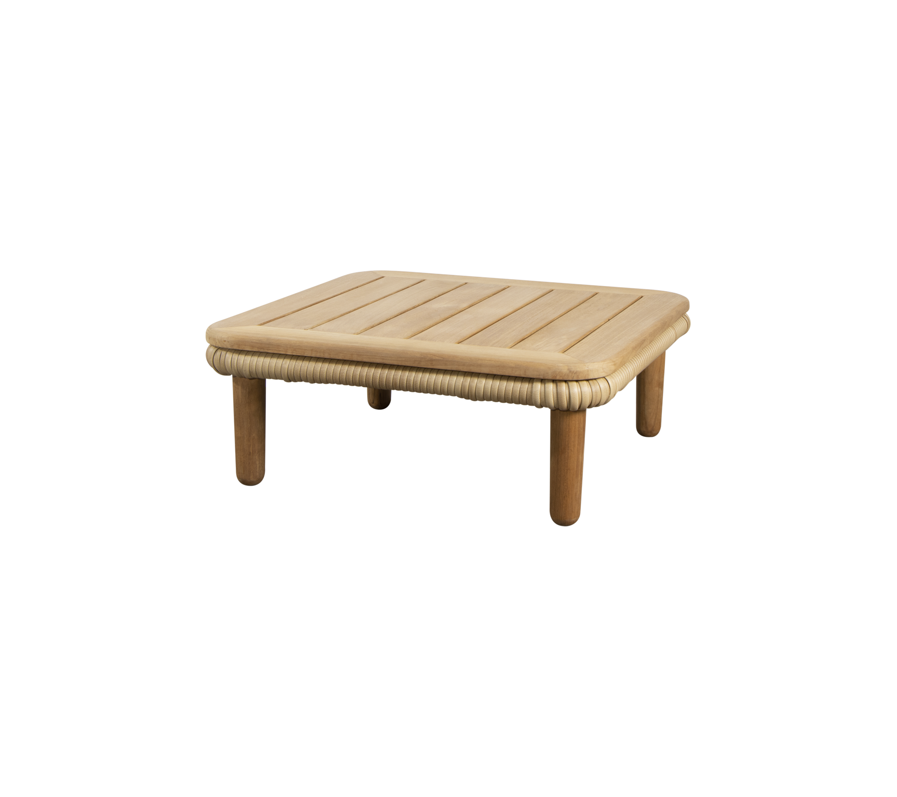 Arch Couchtisch m/Teak Tischplatte