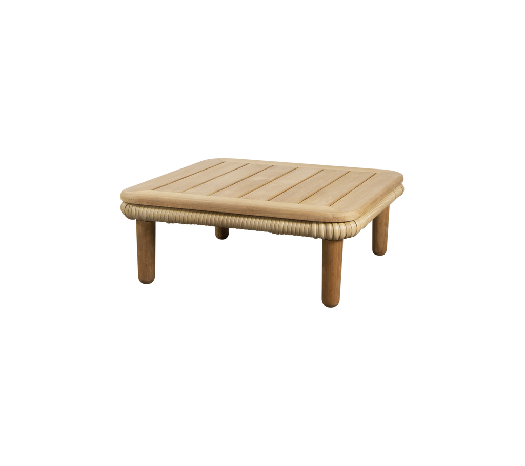 Arch Couchtisch m/Teak Tischplatte