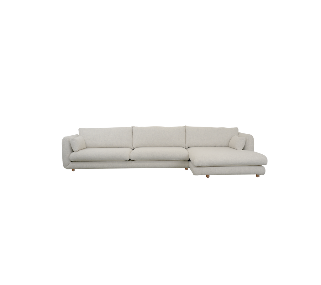 Moderne Sandsofa mit sectional Design.