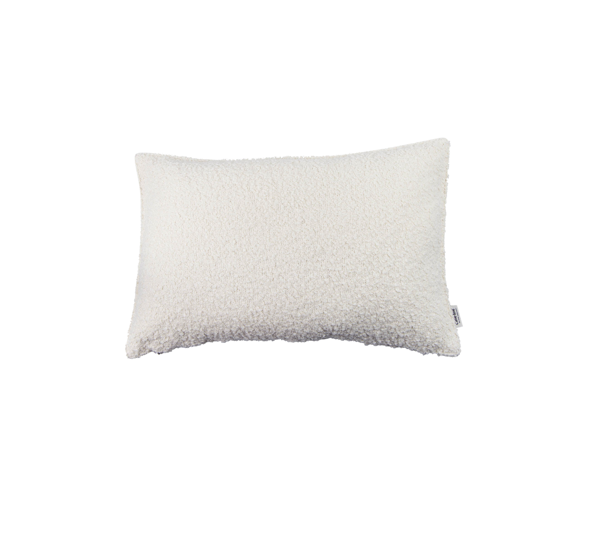 Weiches, flauschiges weißes Kissen mit strukturierter Oberfläche, ideal für zusätzlichen Komfort und Dekoration. Perfekt zur Entspannung oder zur Steigerung des Stils.