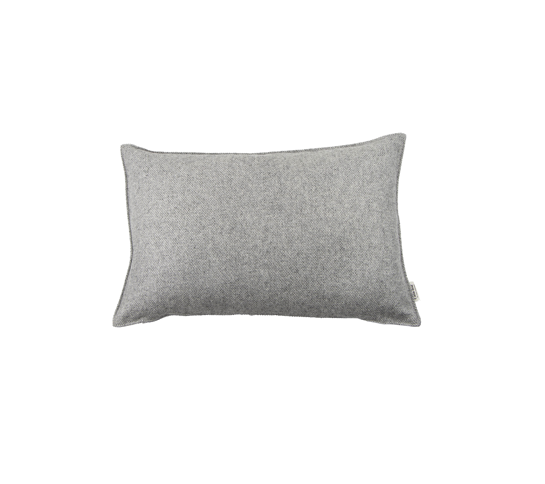 Grau rechteckiges Kissen mit einem einfachen, strukturierten Stoffdesign, perfekt, um jedem Raum Komfort und Stil zu verleihen.