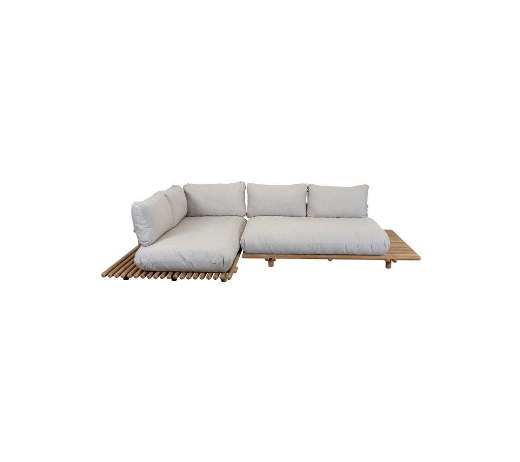 Sticks platform, corner sofa